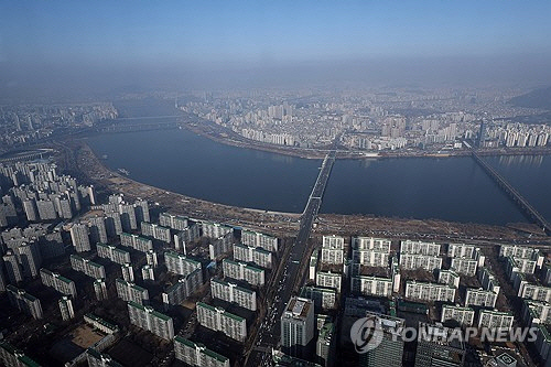 서울 지역 초미세먼지 농도가 나쁨 수준을 보인 지난 1월 31일 오전 서울 시내가 뿌옇게 보이고 있다. [연합뉴스]